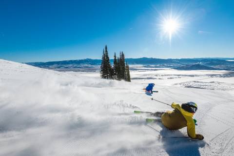 Another Classic Early Season Day in December 2020 Jackson Hole Groomer Skiing