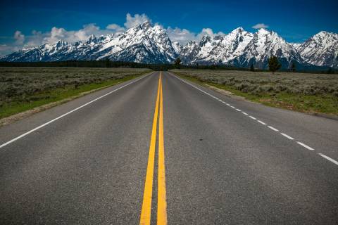 Road to the Tetons